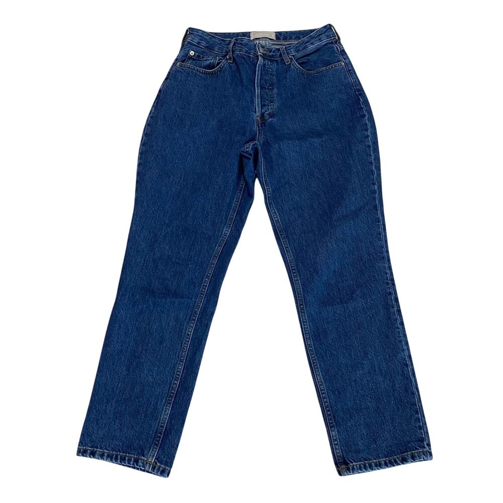 Everlane Minimal Utility Chic 100% Organic Cotton Curvy 90s Cheeky Straight Jean